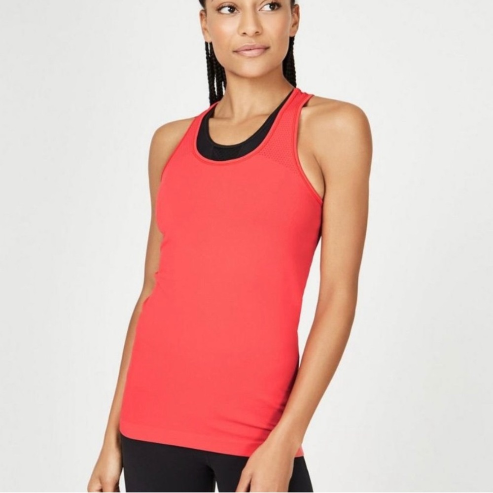 Sweaty Betty Athlete Seamless Workout Tank Coral Size XS